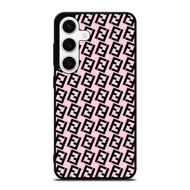 FENDI ROMA PINK   Samsung Galaxy S24 Case Cover