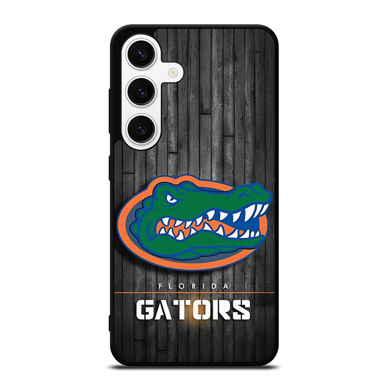 FLORIDA GATORS TEAM WOOD LOGO   Samsung Galaxy S24 Case Cover