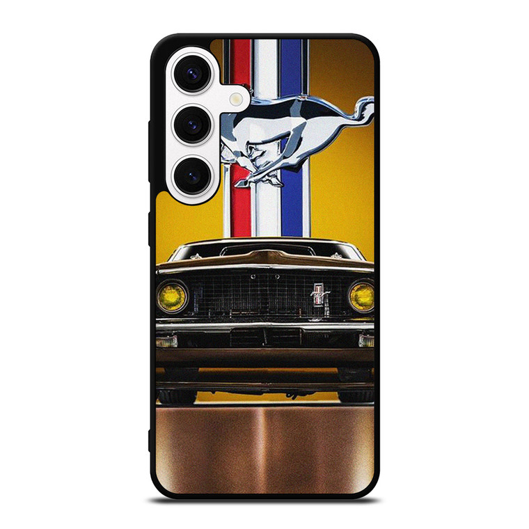 FORD MUSTANG GT GOLD EMBLEM   Samsung Galaxy S24 Case Cover