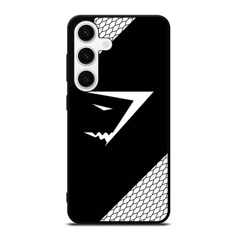 GYMSHARK WHITE CARBON LOGO Samsung Galaxy S24 Case Cover GYMSHARK WHITE CARBON LOGO Samsung Galaxy S24 Case Cover