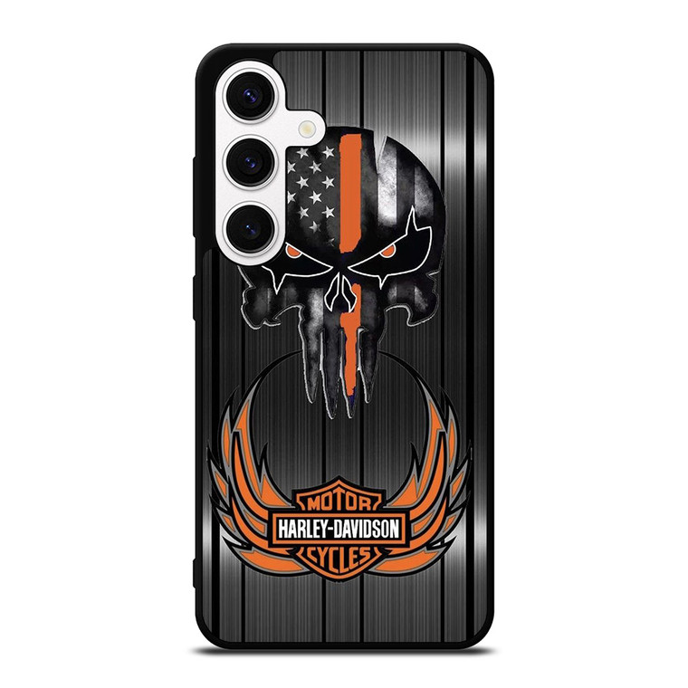 HARLEY DAVIDSON THE PUNISHER METAL Samsung Galaxy S24 Case Cover HARLEY DAVIDSON THE PUNISHER METAL Samsung Galaxy S24 Case Cover