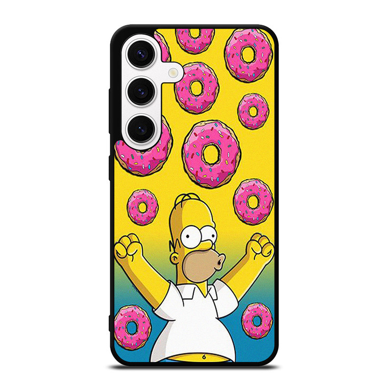HOMER SIMPSONS DOUGHNUT Samsung Galaxy S24 Case Cover
