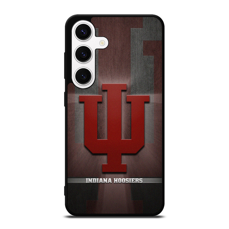 INDIANA HOOSIERS BASKETBALL METAL LOGO Samsung Galaxy S24 Case Cover