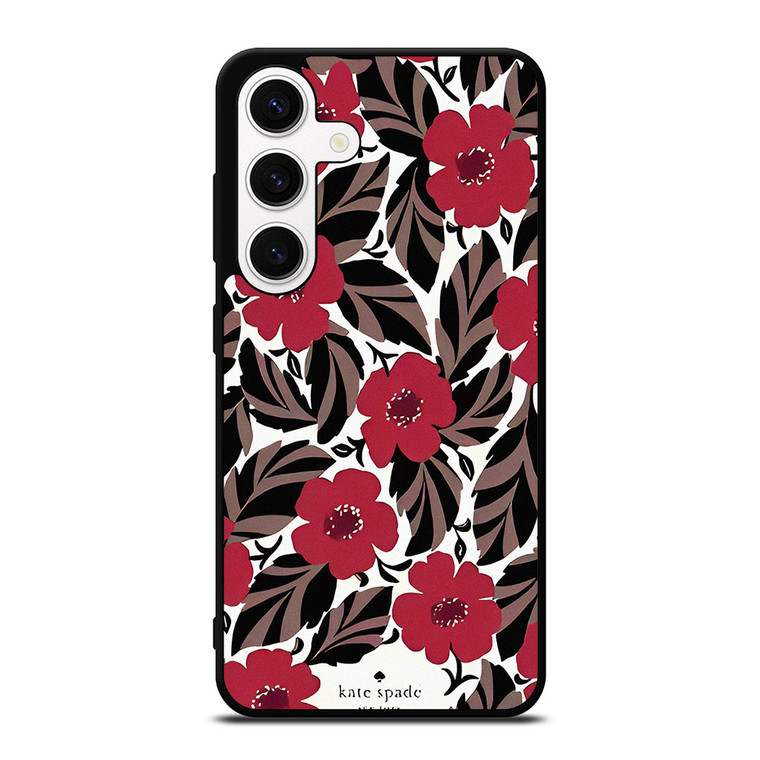 KATE SPADE NEW YORK FLORAL RED Samsung Galaxy S24 Case Cover