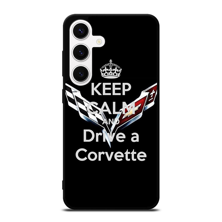 KEEP CALM AND DRIVE CORVETTE Samsung Galaxy S24 Case Cover