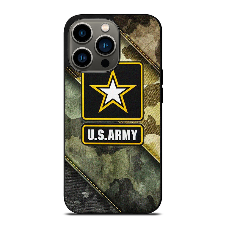 US ARMY LOGO CAMO iPhone 13 Pro Case Cover