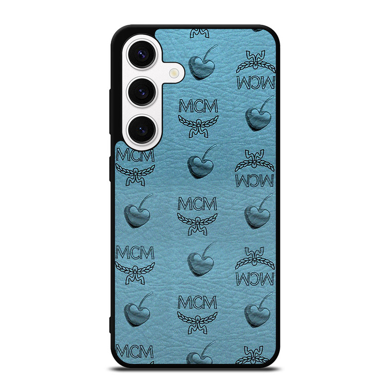 MCM WORLD WIDE APPLE LOVE LEATHER 2 Samsung Galaxy S24 Case Cover