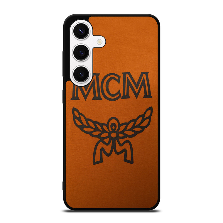 MCM WORLDWIDE SUEDE LOGO Samsung Galaxy S24 Case Cover