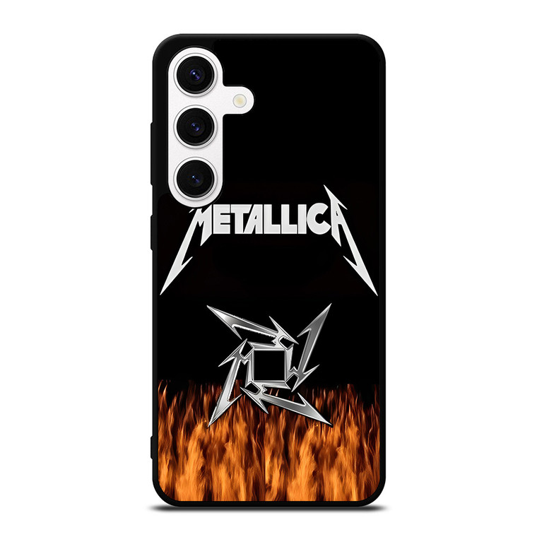 METALLICA METAL BAND FIRE Samsung Galaxy S24 Case Cover