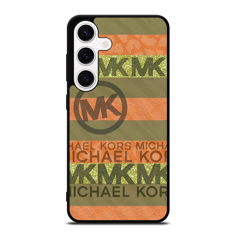 MICHAEL KORS PEACH STRIPE Samsung Galaxy S24 Case Cover MICHAEL KORS PEACH STRIPE Samsung Galaxy S24 Case Cover