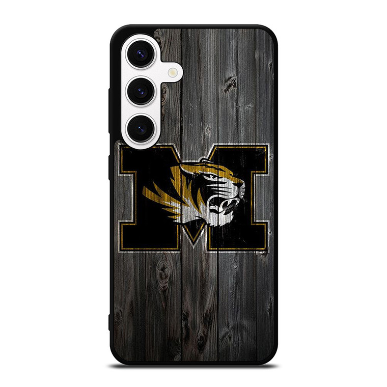 MISSOURI TIGERS FOOTBALL WOOD LOGO Samsung Galaxy S24 Case Cover