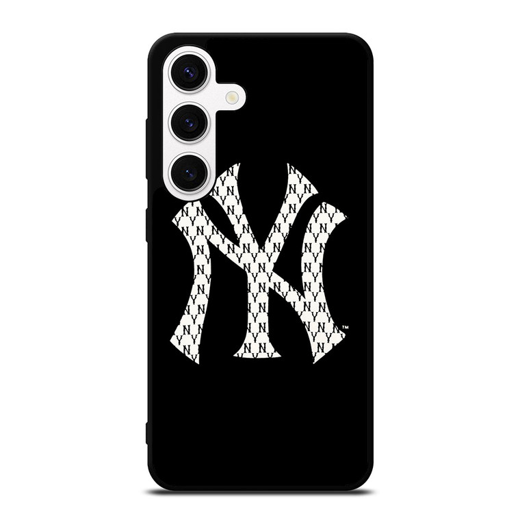 NEW YORK YANKEES NY LOGO PATTERN Samsung Galaxy S24 Case Cover