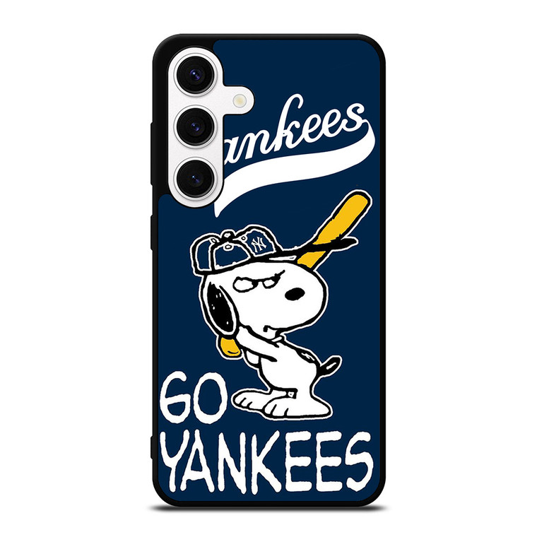 NEW YORK YANKEES SNOOPY CARTOON Samsung Galaxy S24 Case Cover NEW YORK YANKEES SNOOPY CARTOON Samsung Galaxy S24 Case Cover