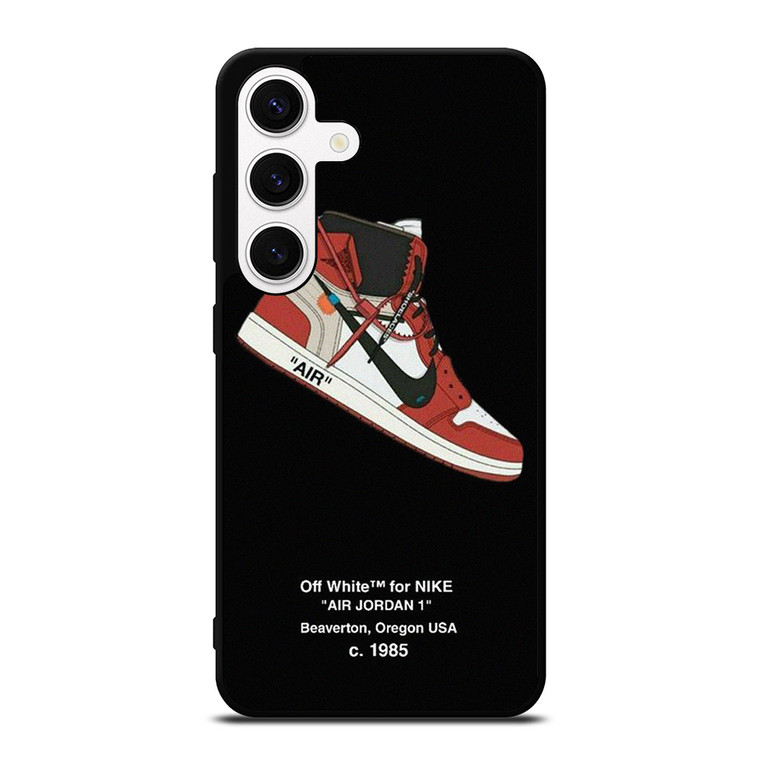 NIKE AIR JORDAN 1 OFF WHITE Samsung Galaxy S24 Case Cover
