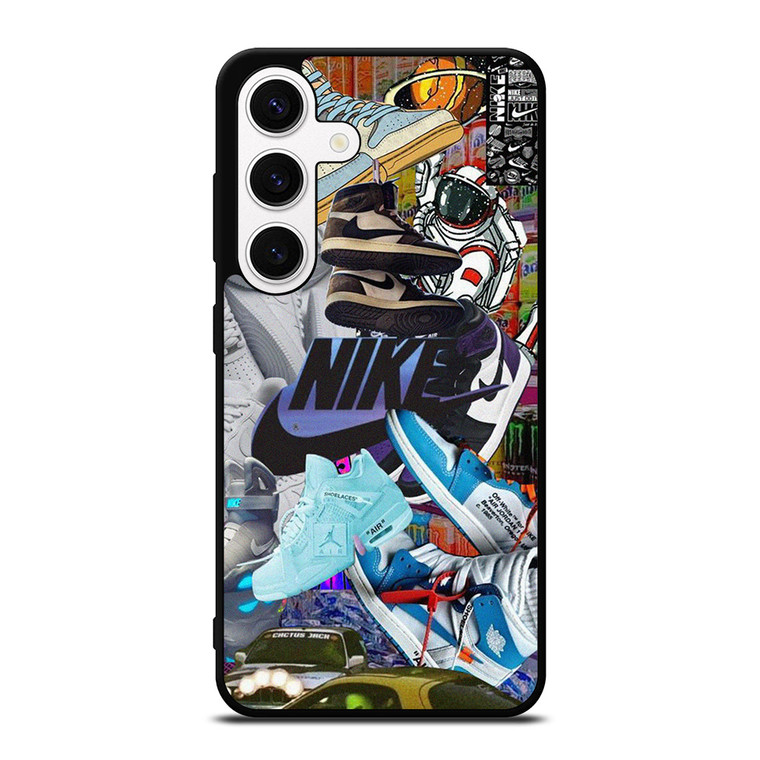 NIKE AIR JORDAN SNEAKERS COLLAGE Samsung Galaxy S24 Case Cover NIKE AIR JORDAN SNEAKERS COLLAGE Samsung Galaxy S24 Case Cover