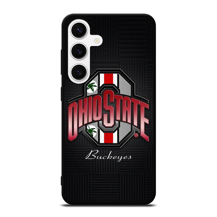 OHIO STATE BUCKEYES WEED METAL SYMBOL Samsung Galaxy S24 Case Cover OHIO STATE BUCKEYES WEED METAL SYMBOL Samsung Galaxy S24 Case Cover