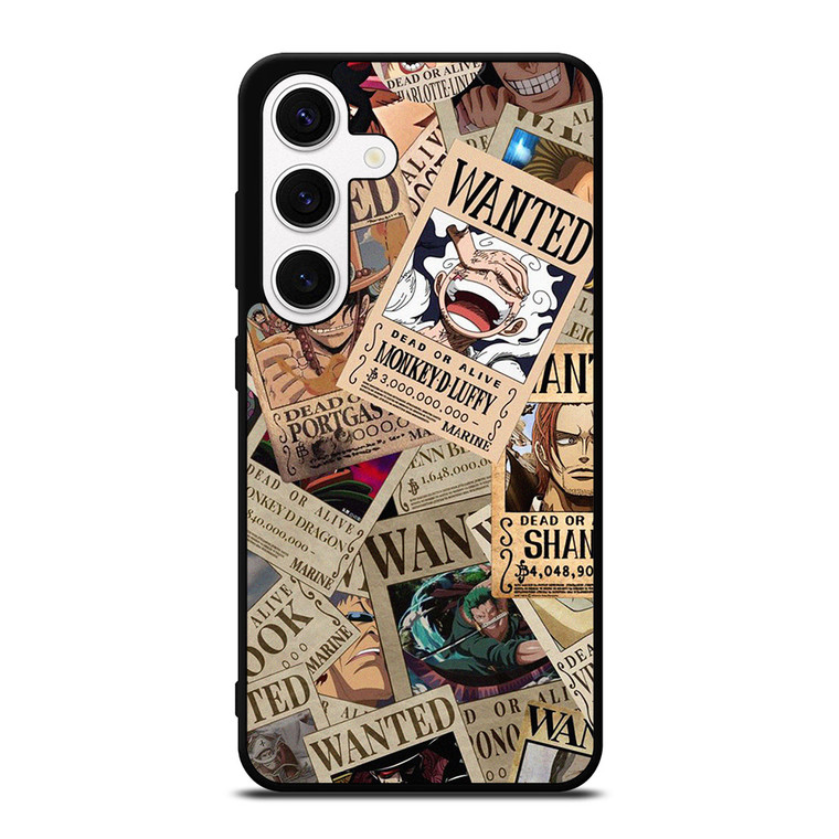ONE PIECE POSTER WANTED COLLAGE Samsung Galaxy S24 Case Cover