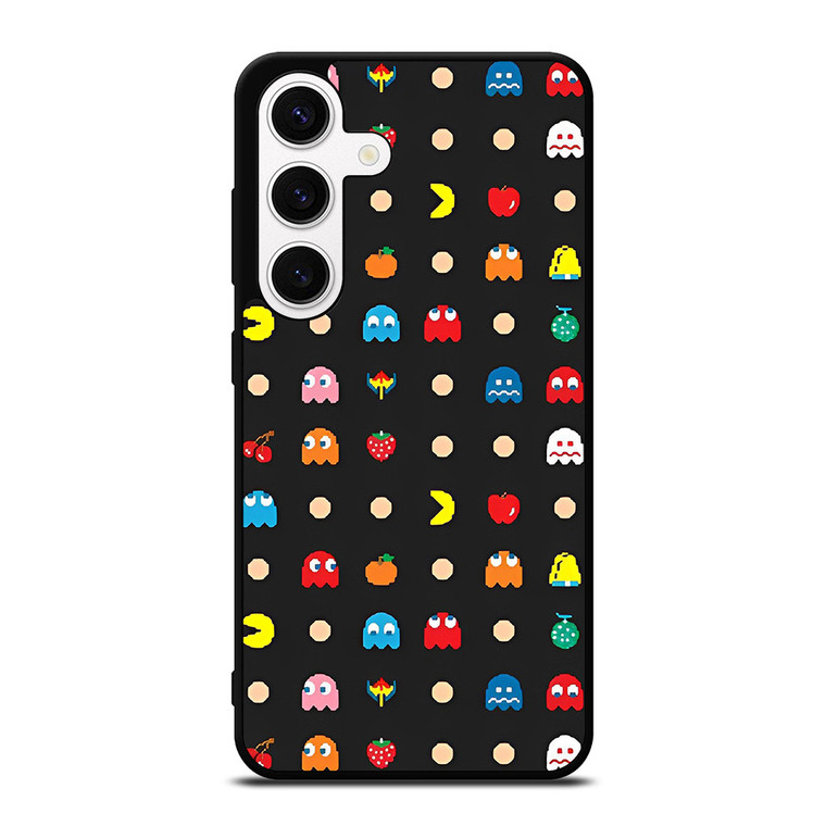 PAC MAN DOODLE PATTERN Samsung Galaxy S24 Case Cover