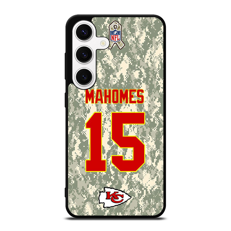 PATRICK MAHOMES KANSAS CITY CHIEFS CAMO KIT Samsung Galaxy S24 Case Cover