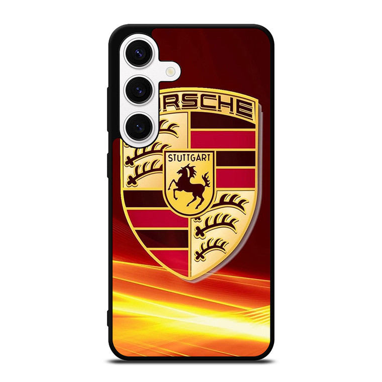 PORSCHE STUTTGART RED EMBLEM Samsung Galaxy S24 Case Cover