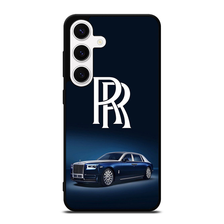 ROLLS ROYCE LUXURY CAR BLUE Samsung Galaxy S24 Case Cover
