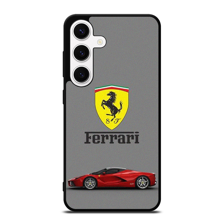 SCUDERIA FERRARI LOGO SUPER CAR RED Samsung Galaxy S24 Case Cover
