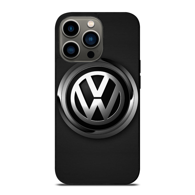 VW VOLKSWAGEN METAL CARBON iPhone 13 Pro Case Cover