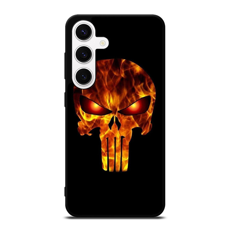 THE PUNISHER BURNED ICON Samsung Galaxy S24 Case Cover