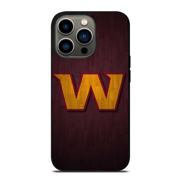 WASHINGTON COMMANDERS WOOD LOGO iPhone 13 Pro Case Cover WASHINGTON COMMANDERS WOOD LOGO iPhone 13 Pro Case Cover