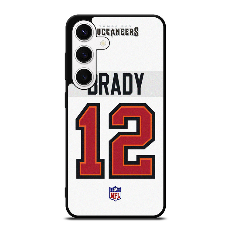TOM BRADY TAMPA BAY BUCCANEERS WHITE KIT Samsung Galaxy S24 Case Cover