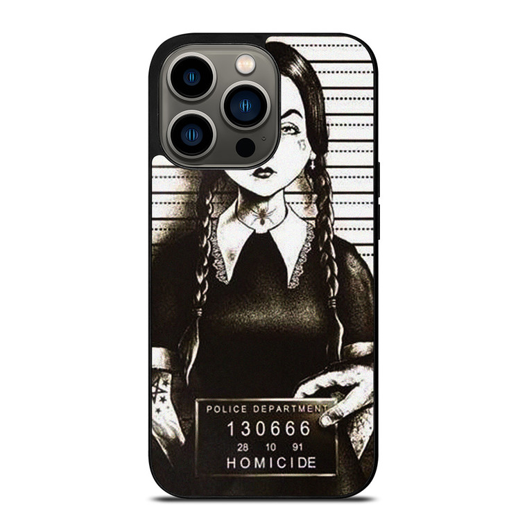 WEDNESDAY ADAMS MUGSHOT iPhone 13 Pro Case Cover