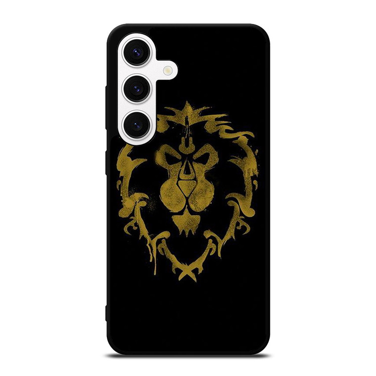 WORLD OF WARCRAFT ALLIANCE BLACK LOGO Samsung Galaxy S24 Case Cover