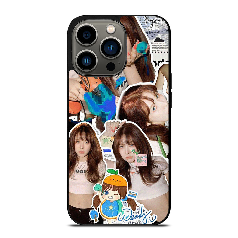 WENDY RED VELVET COLLAGE iPhone 13 Pro Case Cover