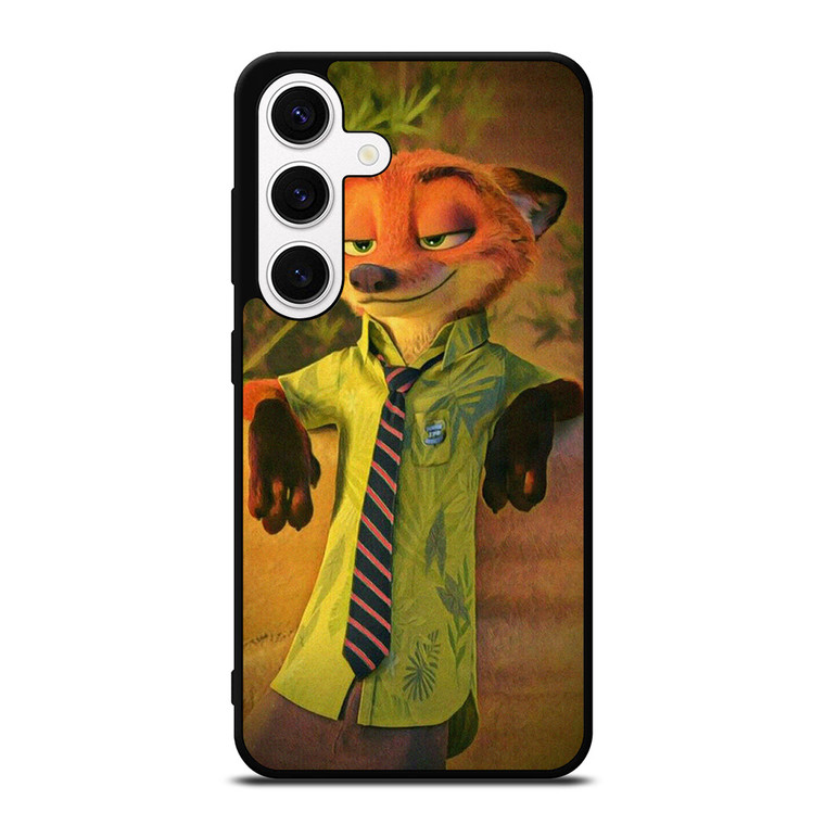 ZOOTOPIA NICK WILDE CARTOON Samsung Galaxy S24 Case Cover
