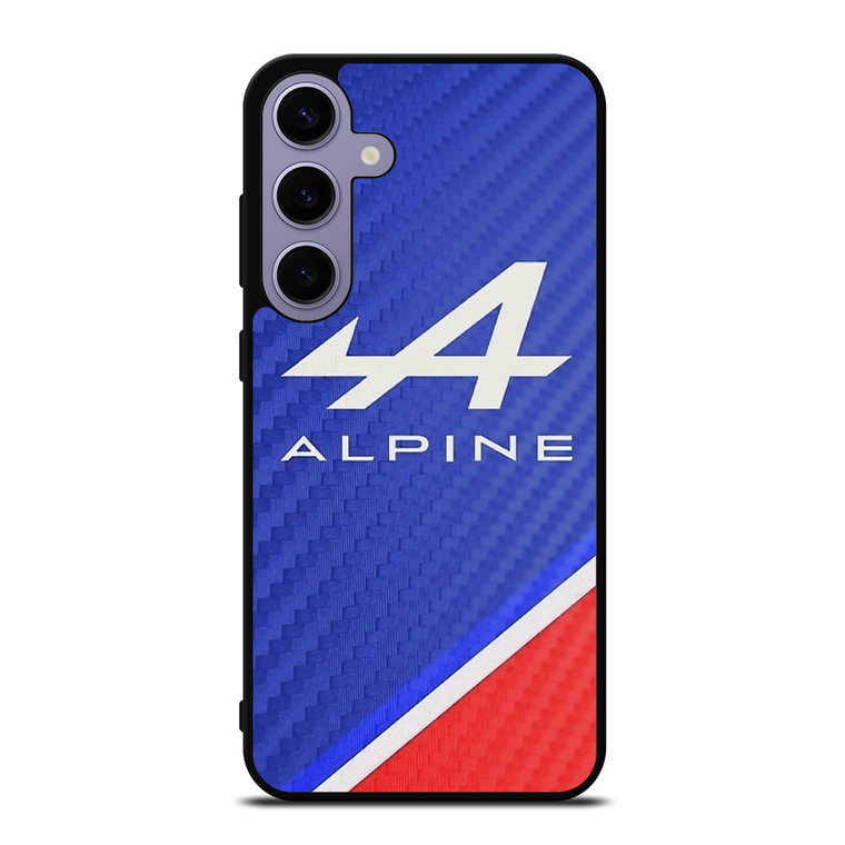 ALPINE AUTOMOBILES BLUE CARBON  Samsung Galaxy S24 Plus Case Cover