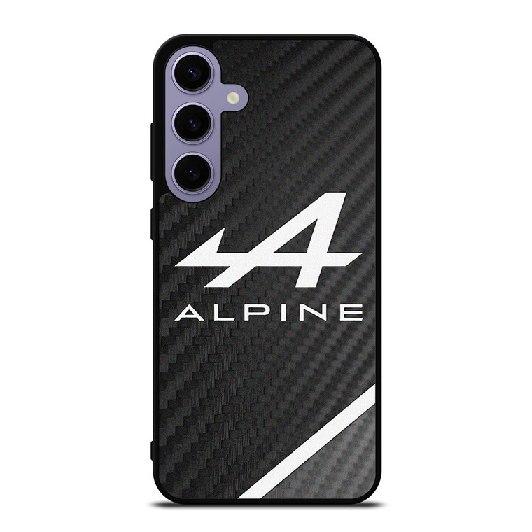 ALPINE AUTOMOBILES LOGO CARBON  Samsung Galaxy S24 Plus Case Cover
