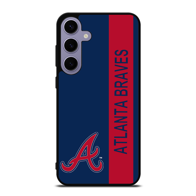 ATLANTA BRAVES BASEBALL STRIPE SYMBOL  Samsung Galaxy S24 Plus Case Cover