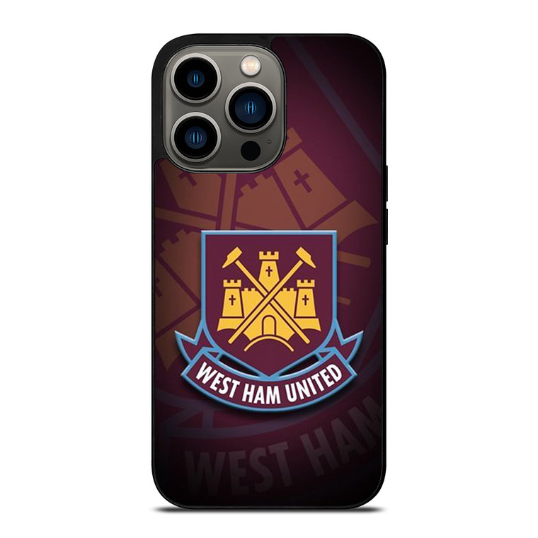 WEST HAM UNITED FC LOGO iPhone 13 Pro Case Cover
