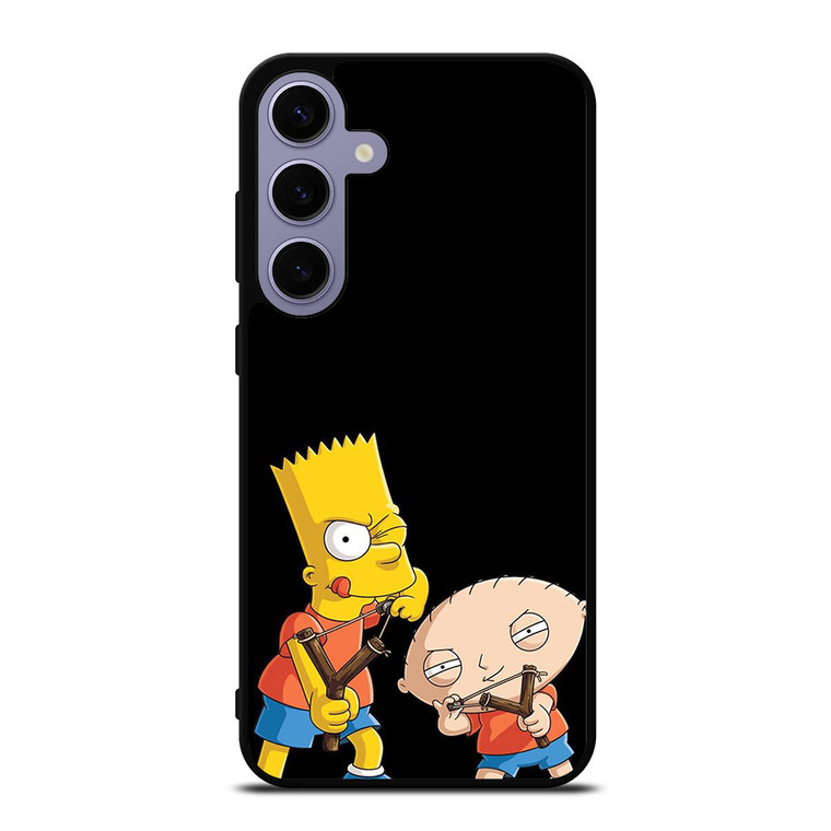 BART SIMPSONS AND GRIFFIN FAMILY GUY  Samsung Galaxy S24 Plus Case Cover