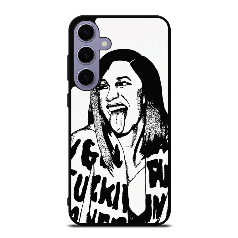 CARDI B CARTOON ILLUSTRATION  Samsung Galaxy S24 Plus Case Cover CARDI B CARTOON ILLUSTRATION  Samsung Galaxy S24 Plus Case Cover