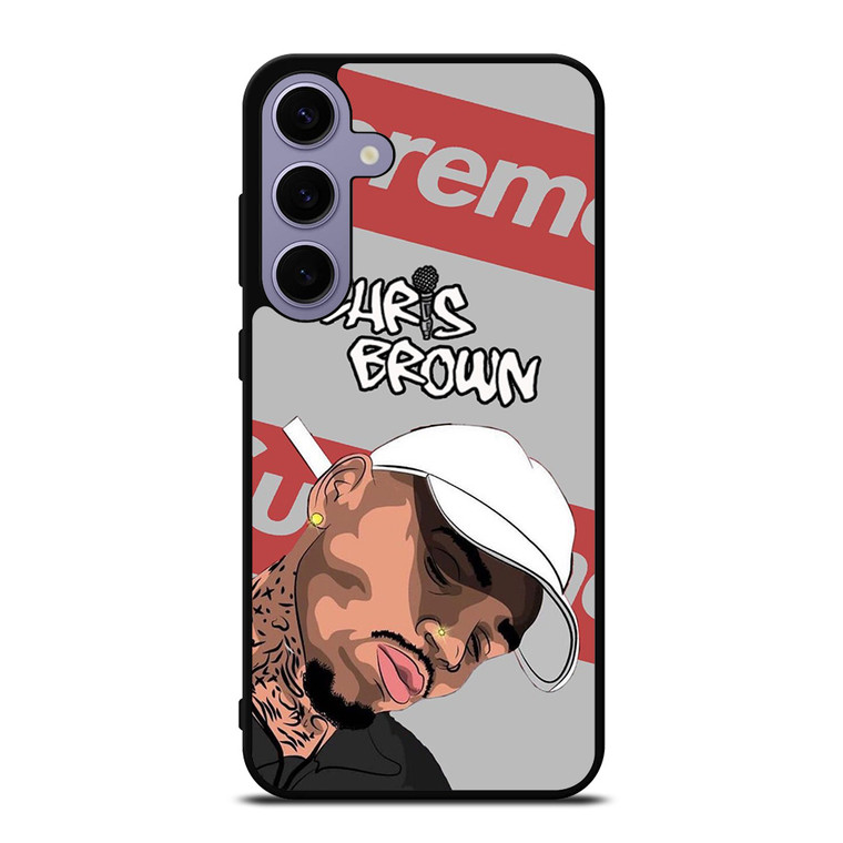 CHRIS BROWN CARTOON SUPREME  Samsung Galaxy S24 Plus Case Cover
