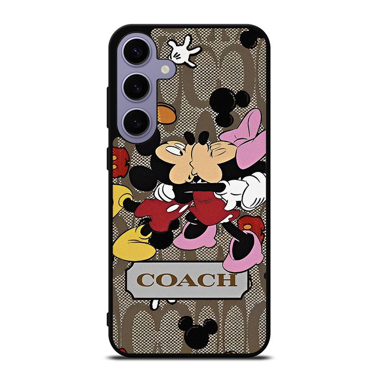 COACH NEW YORK MICKEY MOUSE KISSING  Samsung Galaxy S24 Plus Case Cover COACH NEW YORK MICKEY MOUSE KISSING  Samsung Galaxy S24 Plus Case Cover