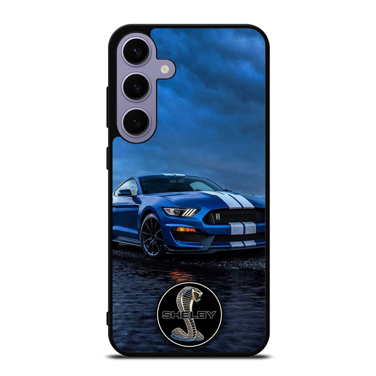 FORD MUSTANG SHELBY BLUE  Samsung Galaxy S24 Plus Case Cover