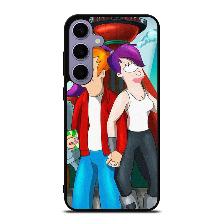 FUTURAMA PHILIP AND LEELA CARTOON  Samsung Galaxy S24 Plus Case Cover