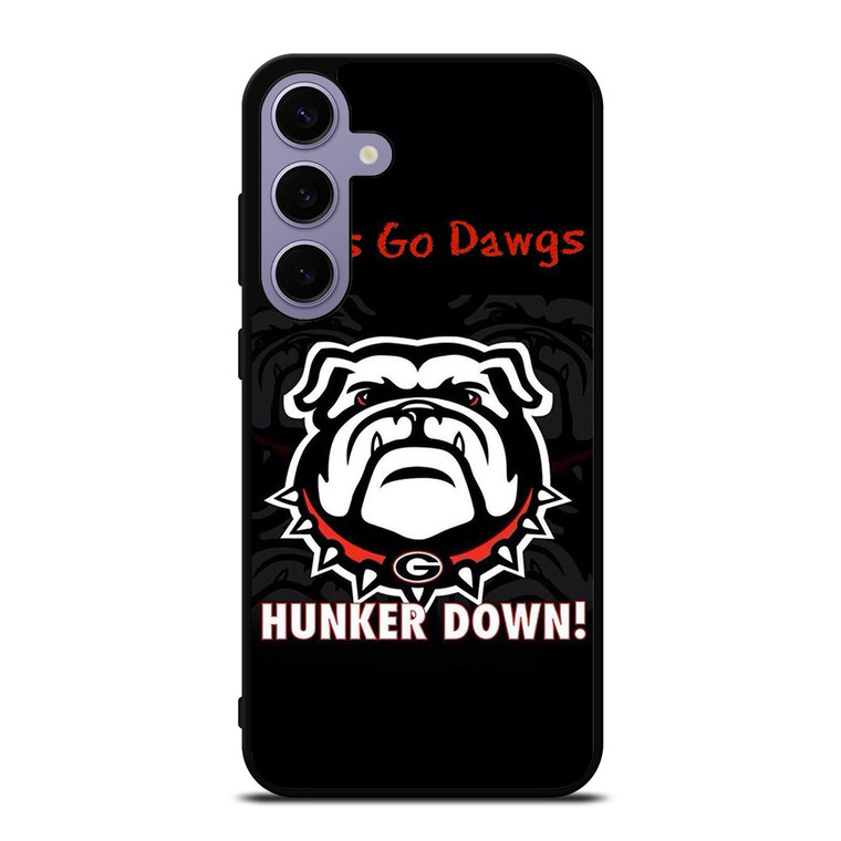 GEORGIA BULLDOGS FOOTBALL HUNKER DOWN  Samsung Galaxy S24 Plus Case Cover