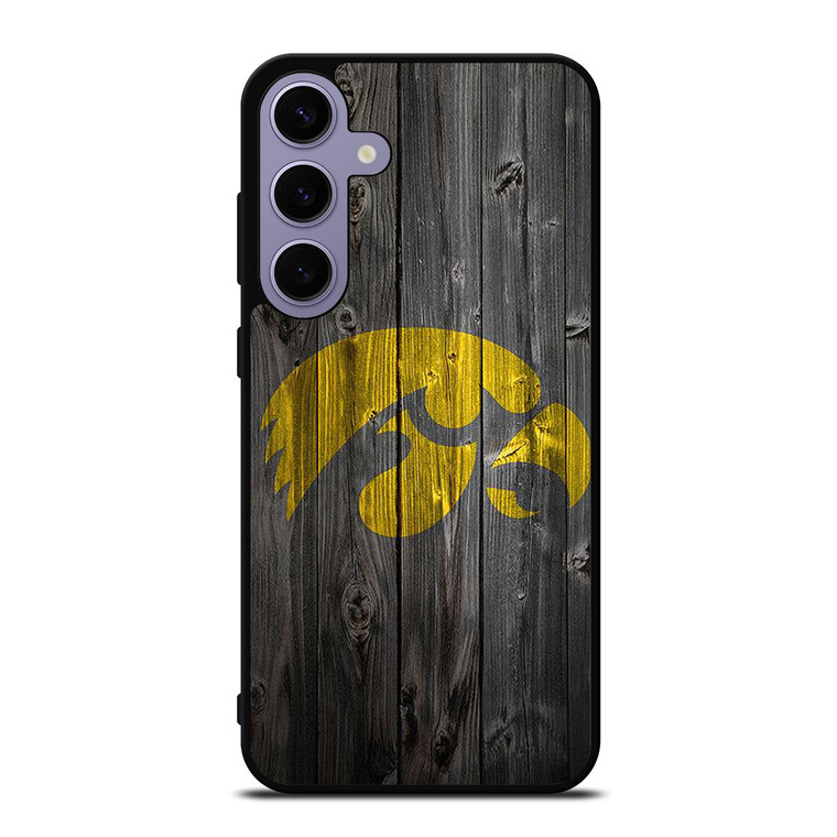 IOWA HAWKEYES WOOD LOGO  Samsung Galaxy S24 Plus Case Cover