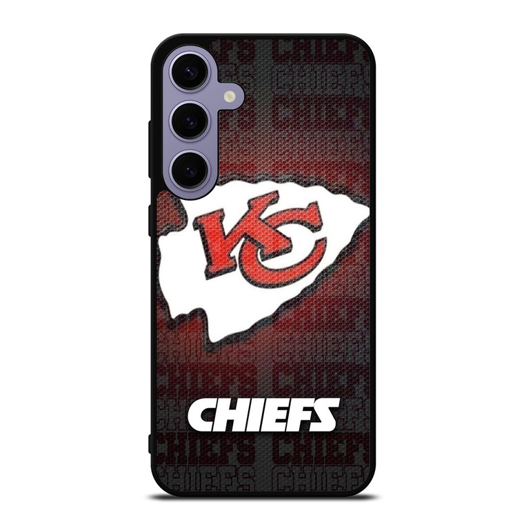 KANSAS CITY CHIEFS METAL  Samsung Galaxy S24 Plus Case Cover