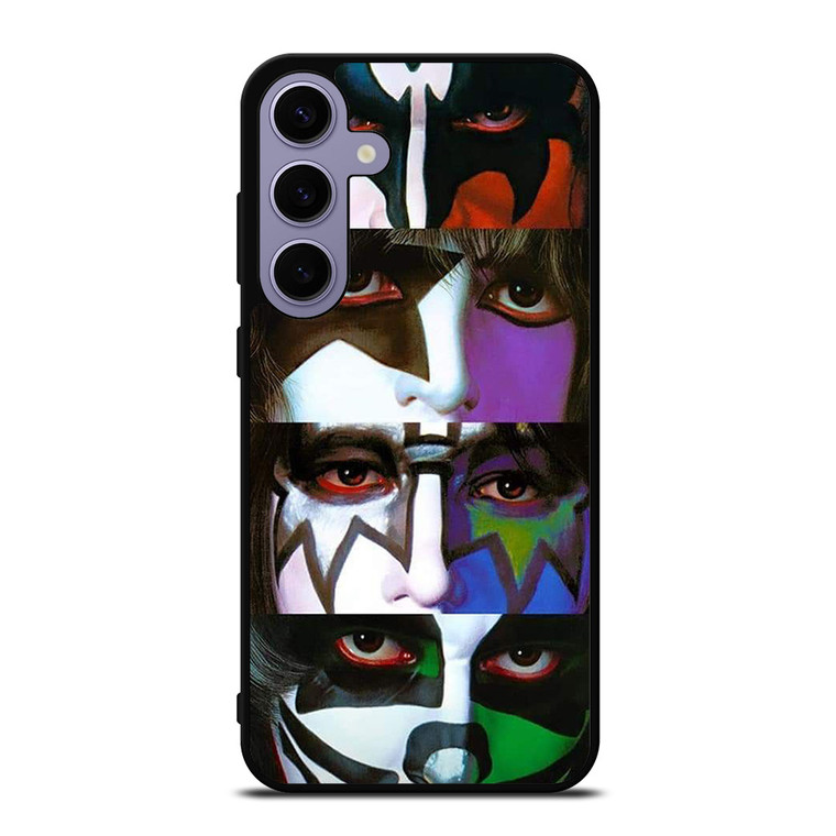 KISS ROCK BAND MEMBER COLLAGE  Samsung Galaxy S24 Plus Case Cover