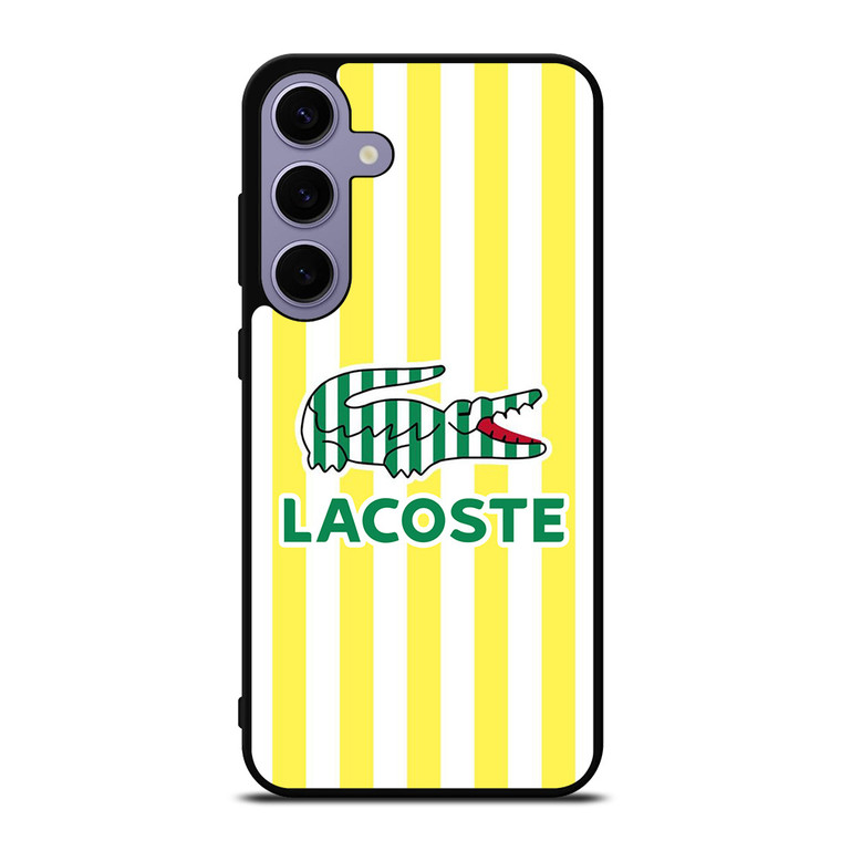 LACOSTE YELLOW STRIPE  Samsung Galaxy S24 Plus Case Cover