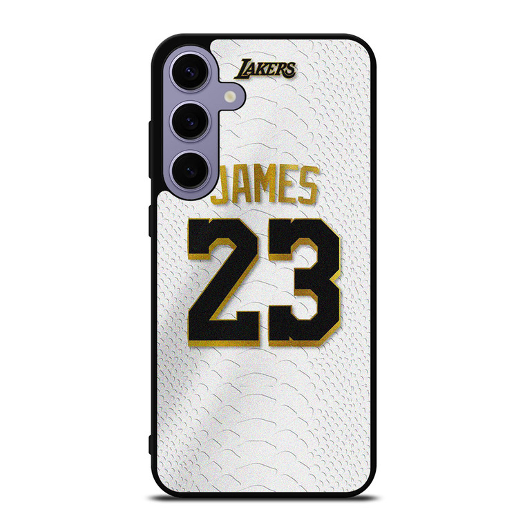 LEBRON JAMES LA LAKERS WHITE KIT  Samsung Galaxy S24 Plus Case Cover